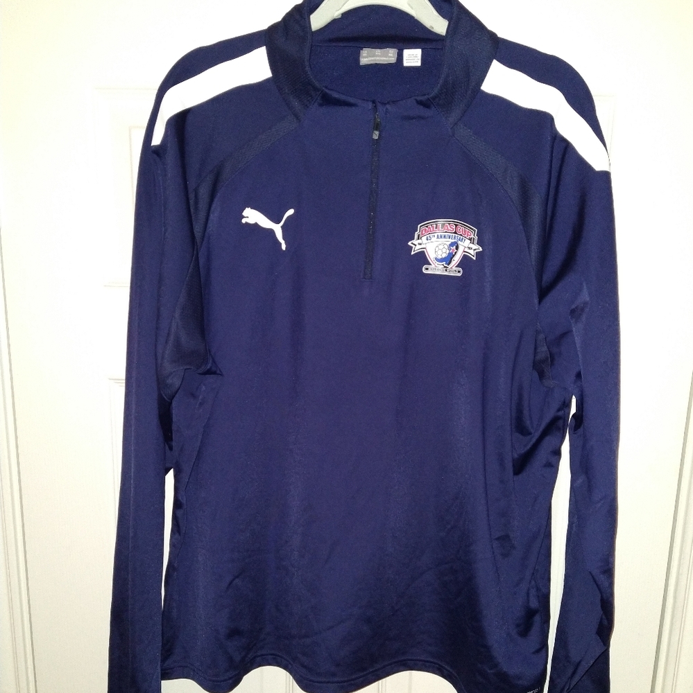 Puma Dry Cell 1/4 Quarter Zip Pullover Men's sz XXL Dallas Cup 45th Anniversary